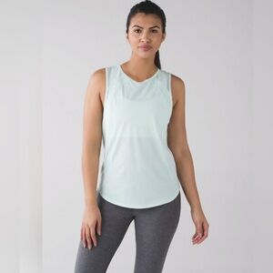 Lululemon sculpt tank sea mist